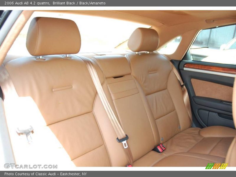 Brilliant Black / Black/Amaretto 2006 Audi A8 4.2 quattro