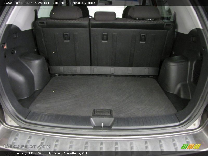 Volcanic Red Metallic / Black 2008 Kia Sportage LX V6 4x4