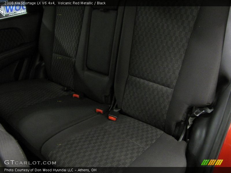 Volcanic Red Metallic / Black 2008 Kia Sportage LX V6 4x4