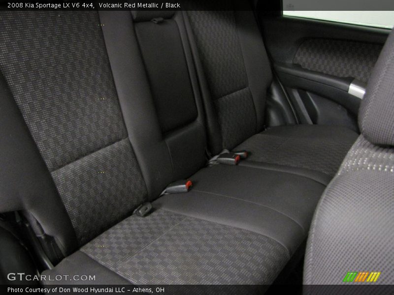 Volcanic Red Metallic / Black 2008 Kia Sportage LX V6 4x4