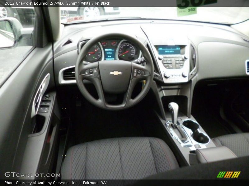 Summit White / Jet Black 2013 Chevrolet Equinox LS AWD