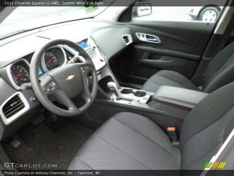 Summit White / Jet Black 2013 Chevrolet Equinox LS AWD