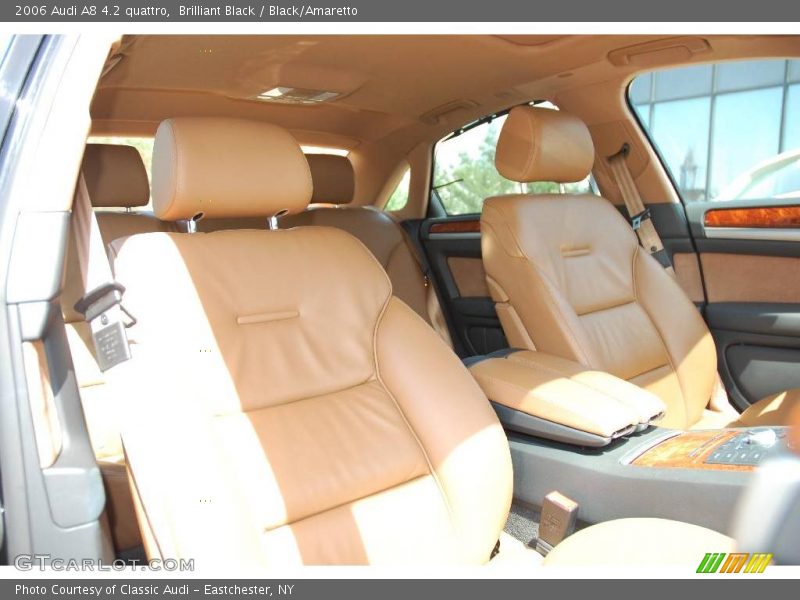 Brilliant Black / Black/Amaretto 2006 Audi A8 4.2 quattro