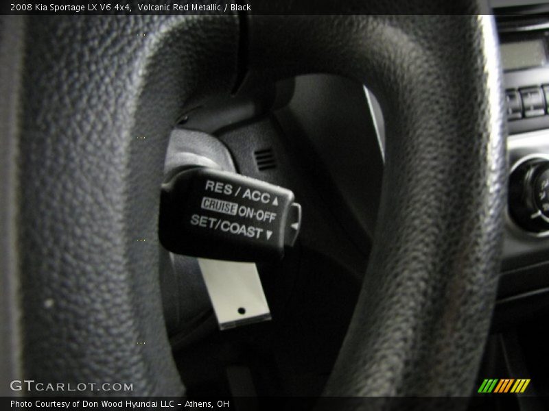 Volcanic Red Metallic / Black 2008 Kia Sportage LX V6 4x4