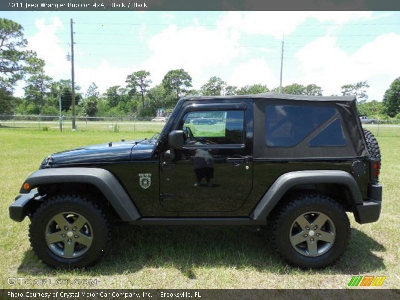 Black / Black 2011 Jeep Wrangler Rubicon 4x4