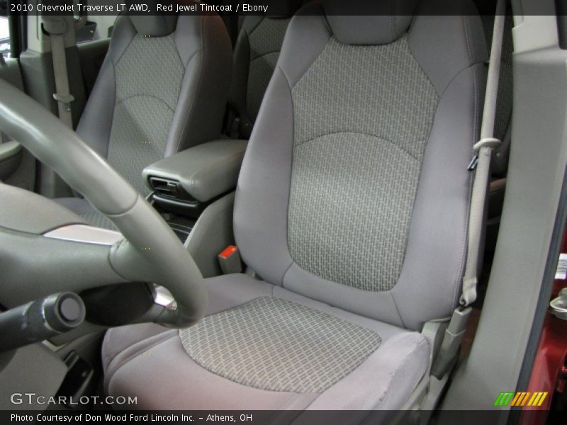 Red Jewel Tintcoat / Ebony 2010 Chevrolet Traverse LT AWD