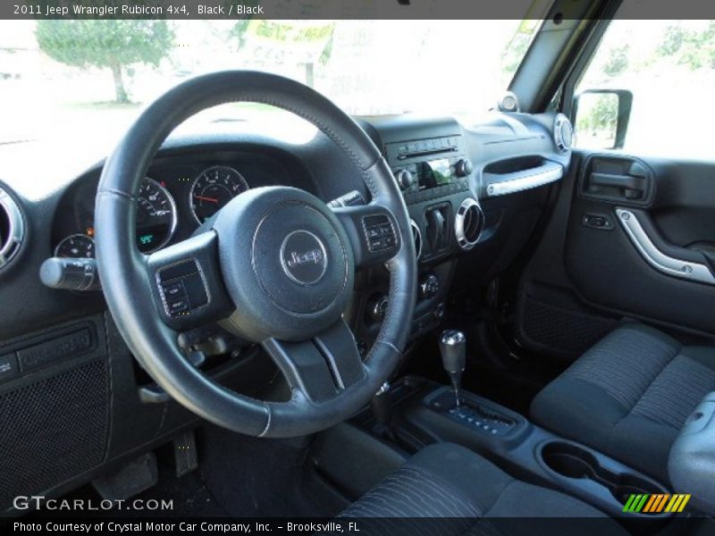 Black / Black 2011 Jeep Wrangler Rubicon 4x4