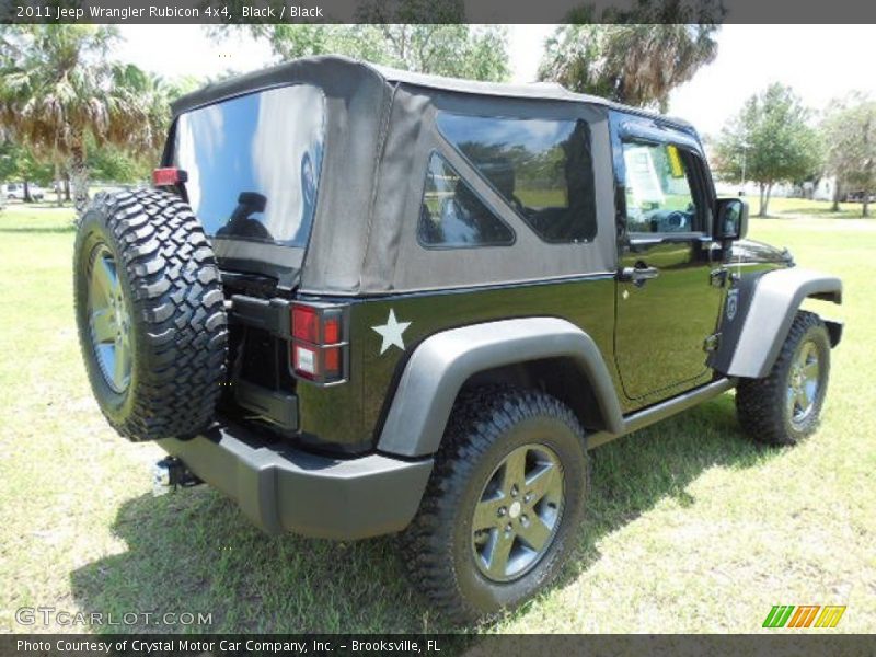 Black / Black 2011 Jeep Wrangler Rubicon 4x4