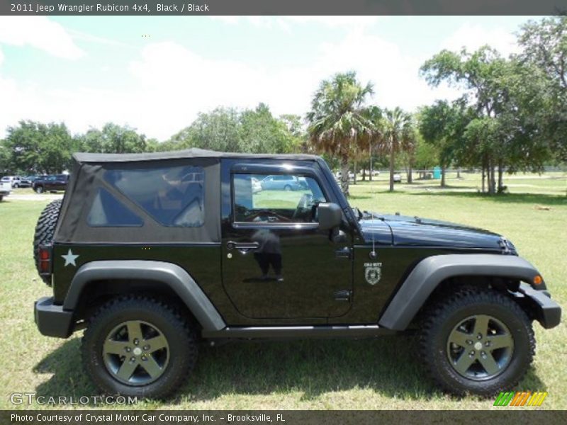 Black / Black 2011 Jeep Wrangler Rubicon 4x4