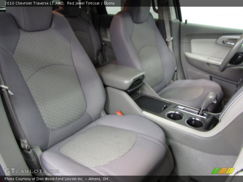 Red Jewel Tintcoat / Ebony 2010 Chevrolet Traverse LT AWD