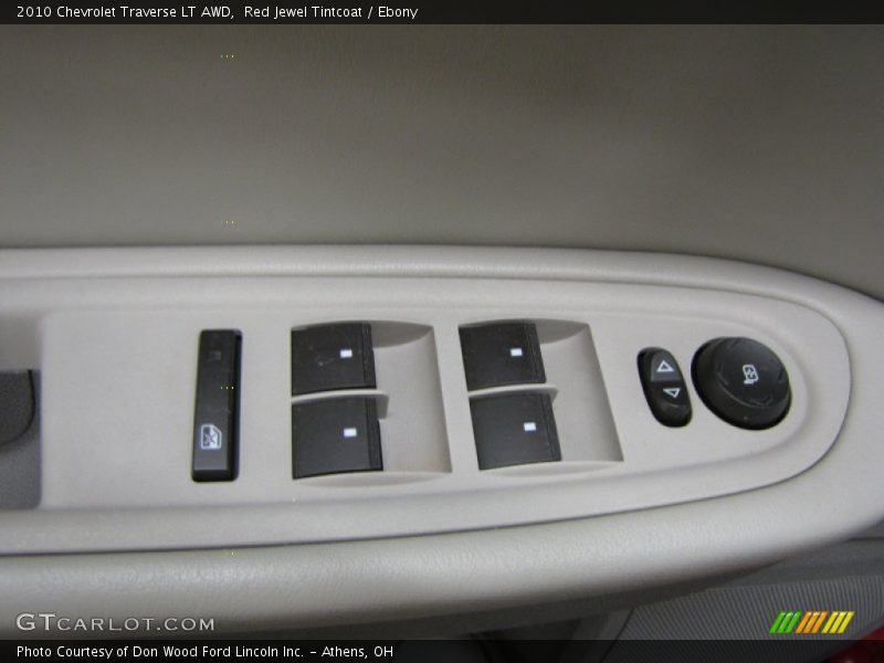 Red Jewel Tintcoat / Ebony 2010 Chevrolet Traverse LT AWD