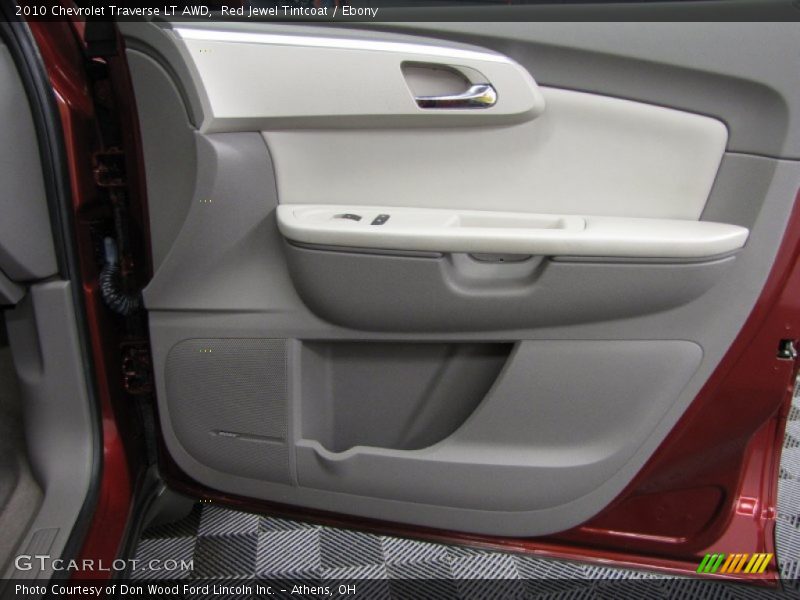 Red Jewel Tintcoat / Ebony 2010 Chevrolet Traverse LT AWD