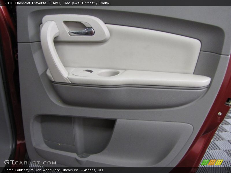 Red Jewel Tintcoat / Ebony 2010 Chevrolet Traverse LT AWD
