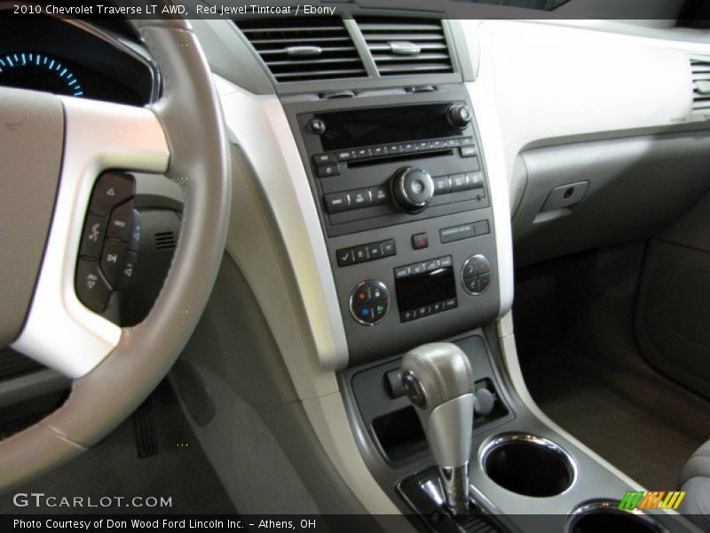 Red Jewel Tintcoat / Ebony 2010 Chevrolet Traverse LT AWD