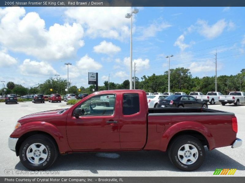 Red Brawn / Desert 2006 Nissan Frontier SE King Cab