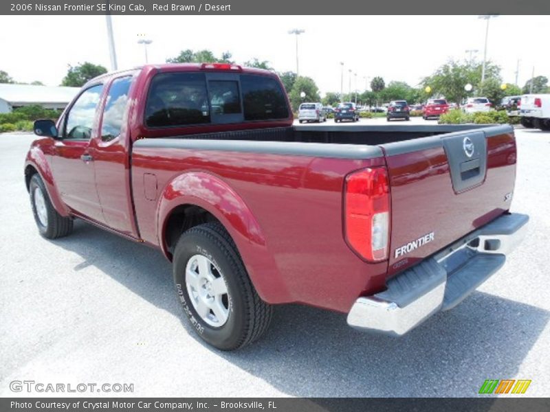 Red Brawn / Desert 2006 Nissan Frontier SE King Cab