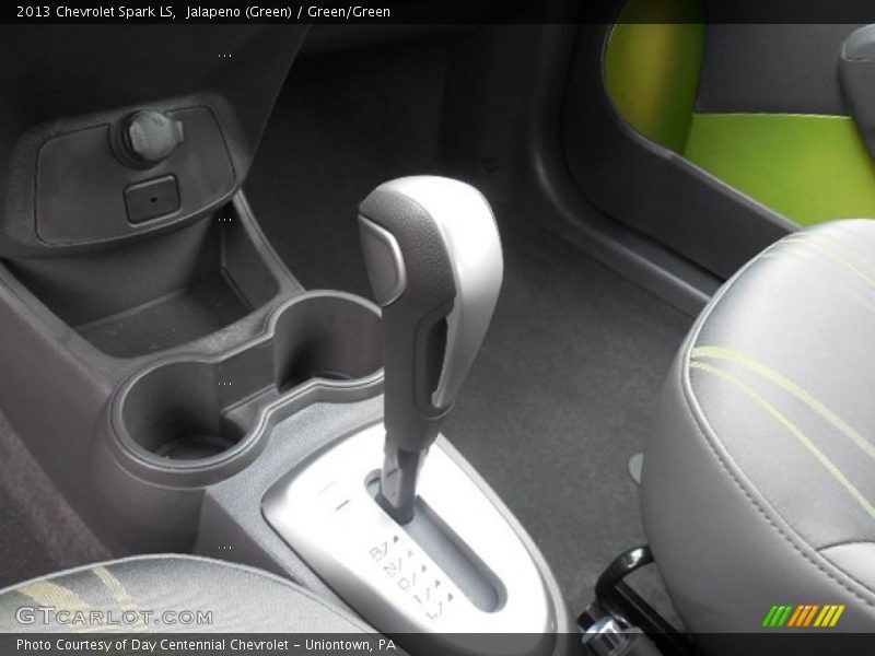 Jalapeno (Green) / Green/Green 2013 Chevrolet Spark LS