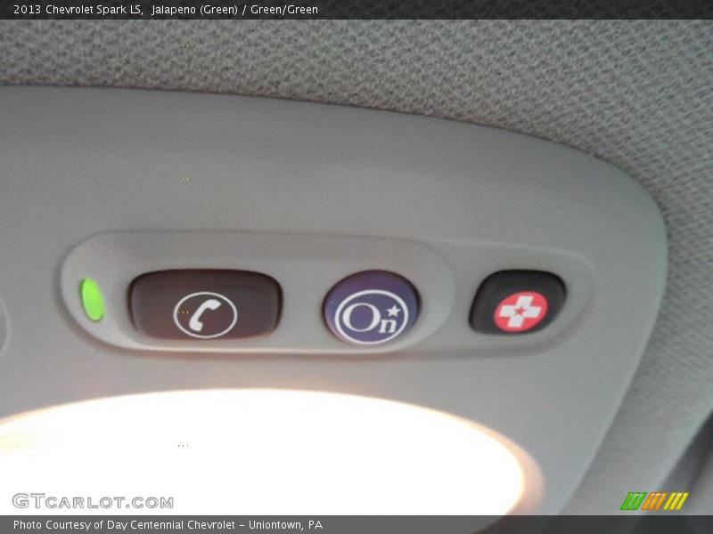 Jalapeno (Green) / Green/Green 2013 Chevrolet Spark LS