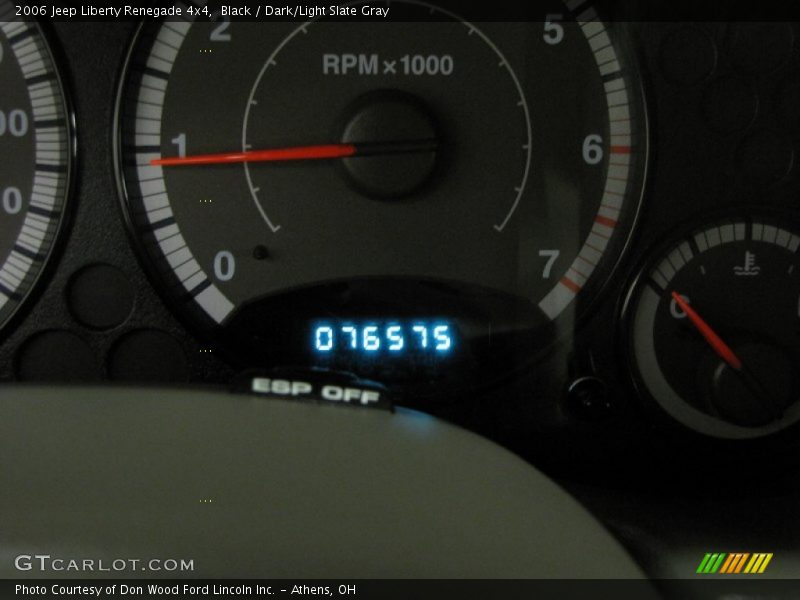 Black / Dark/Light Slate Gray 2006 Jeep Liberty Renegade 4x4