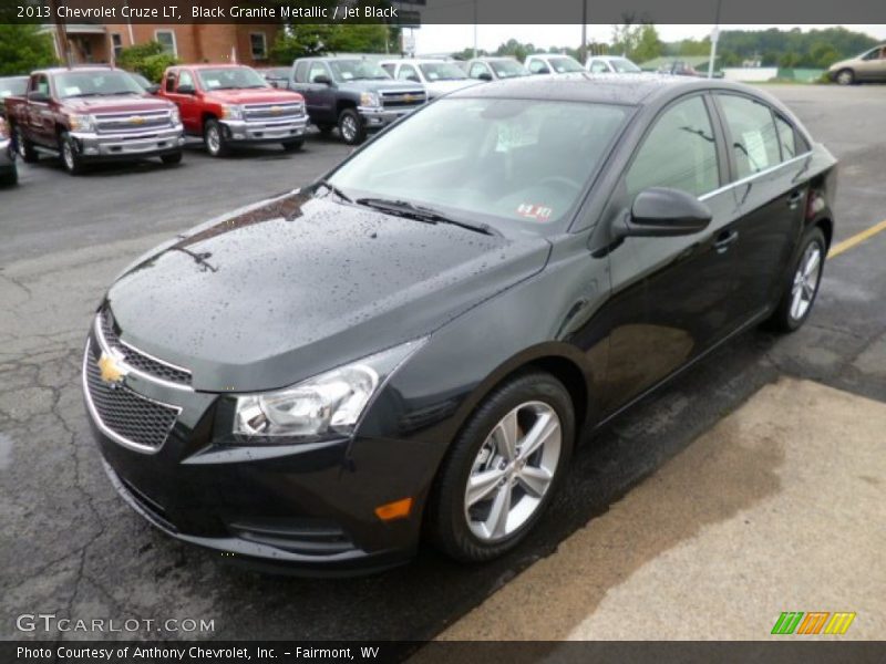 Black Granite Metallic / Jet Black 2013 Chevrolet Cruze LT