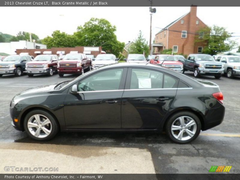Black Granite Metallic / Jet Black 2013 Chevrolet Cruze LT