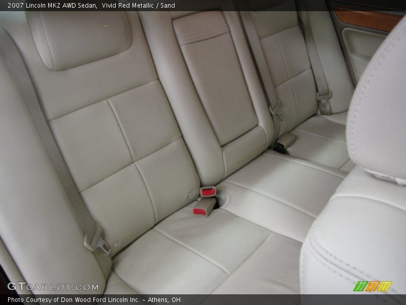 Vivid Red Metallic / Sand 2007 Lincoln MKZ AWD Sedan