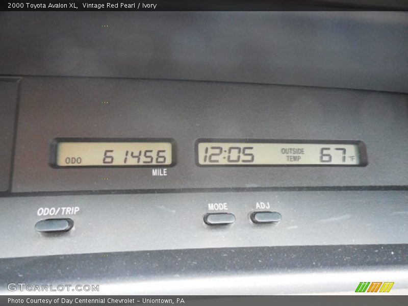Vintage Red Pearl / Ivory 2000 Toyota Avalon XL