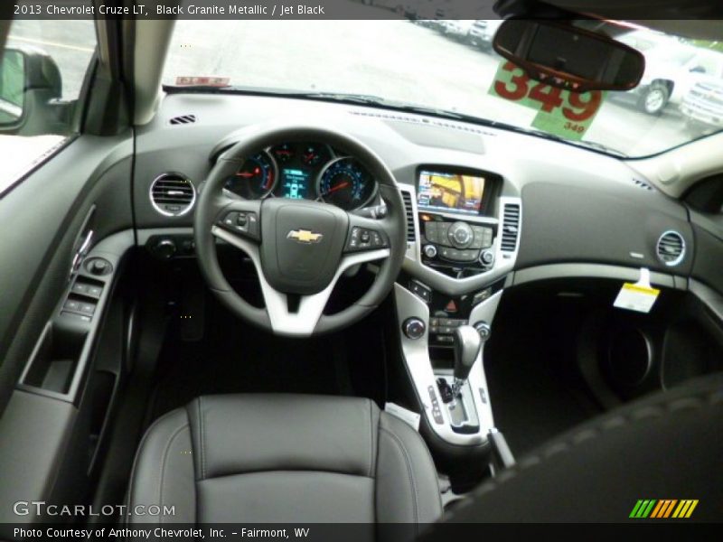 Black Granite Metallic / Jet Black 2013 Chevrolet Cruze LT