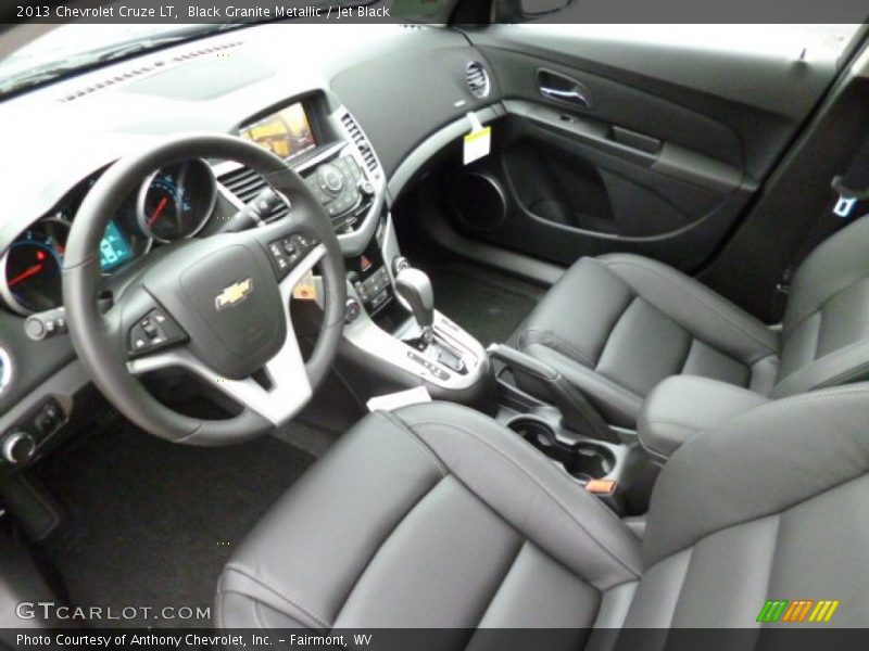 Black Granite Metallic / Jet Black 2013 Chevrolet Cruze LT