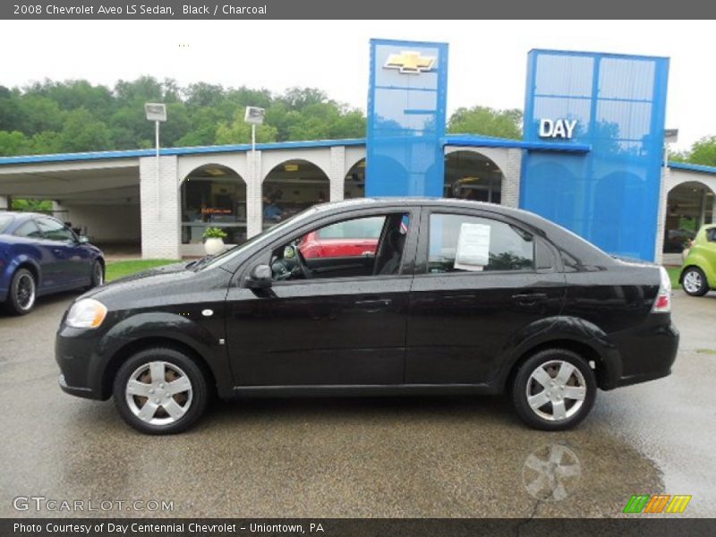 Black / Charcoal 2008 Chevrolet Aveo LS Sedan