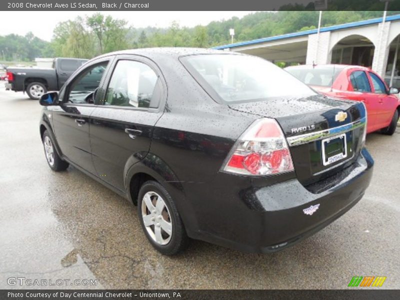 Black / Charcoal 2008 Chevrolet Aveo LS Sedan