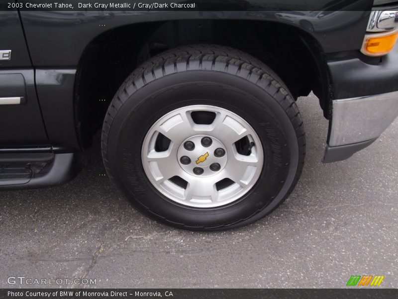 Dark Gray Metallic / Gray/Dark Charcoal 2003 Chevrolet Tahoe