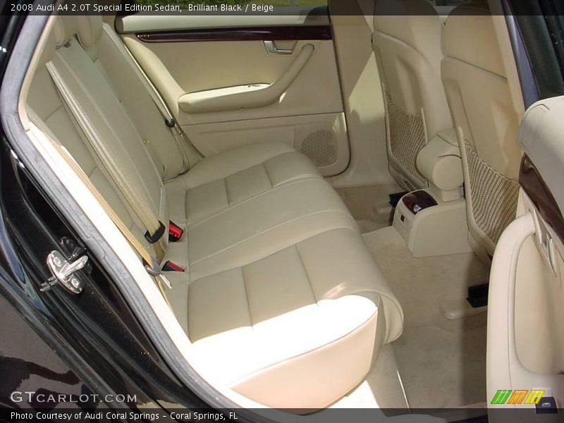 Brilliant Black / Beige 2008 Audi A4 2.0T Special Edition Sedan