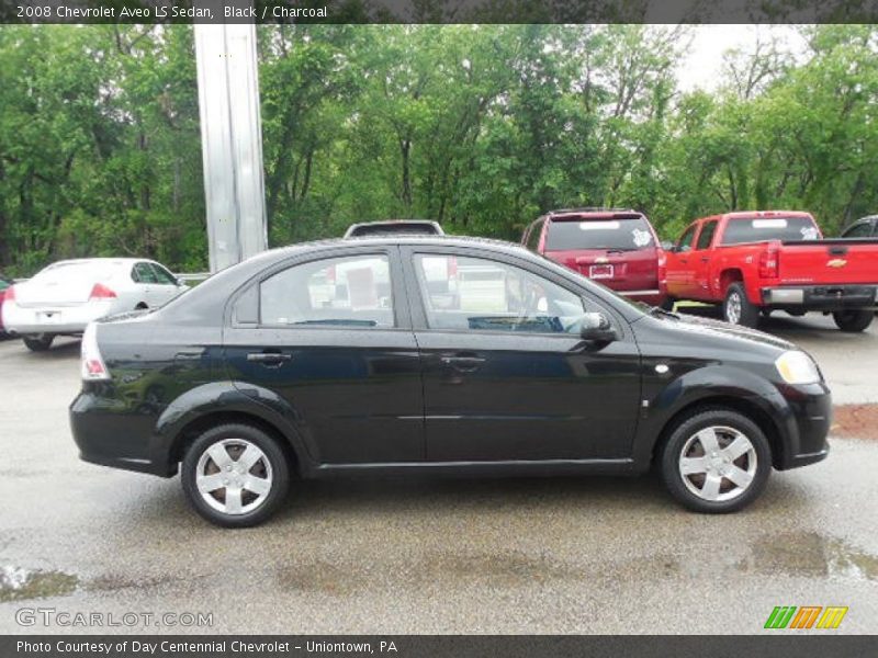 Black / Charcoal 2008 Chevrolet Aveo LS Sedan