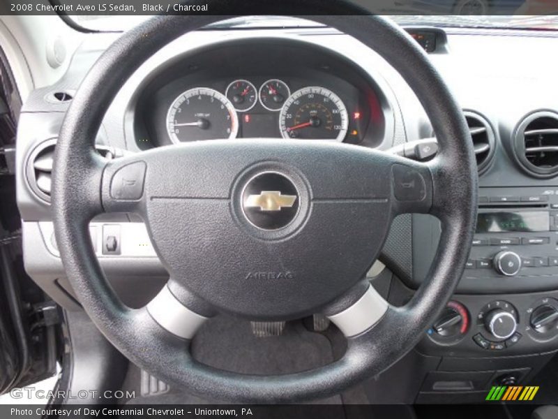 Black / Charcoal 2008 Chevrolet Aveo LS Sedan