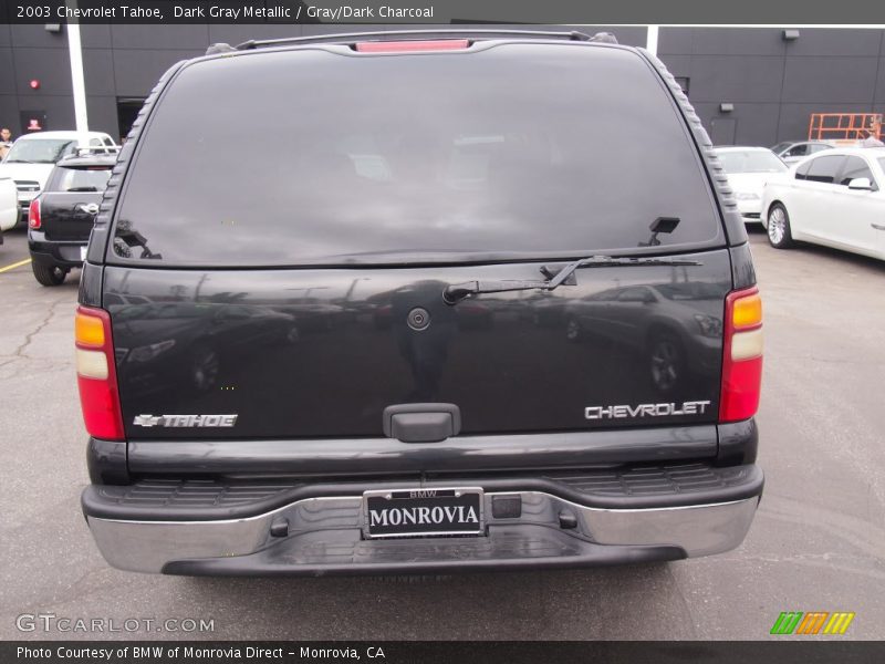 Dark Gray Metallic / Gray/Dark Charcoal 2003 Chevrolet Tahoe