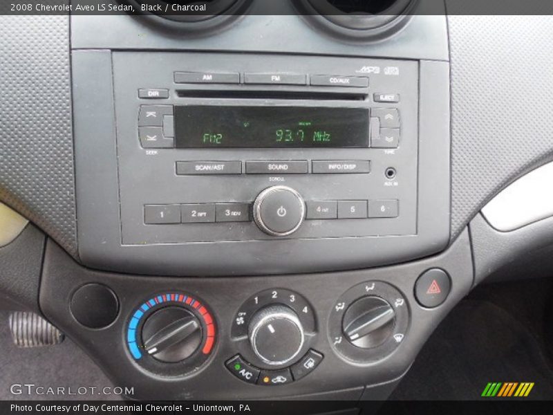 Black / Charcoal 2008 Chevrolet Aveo LS Sedan