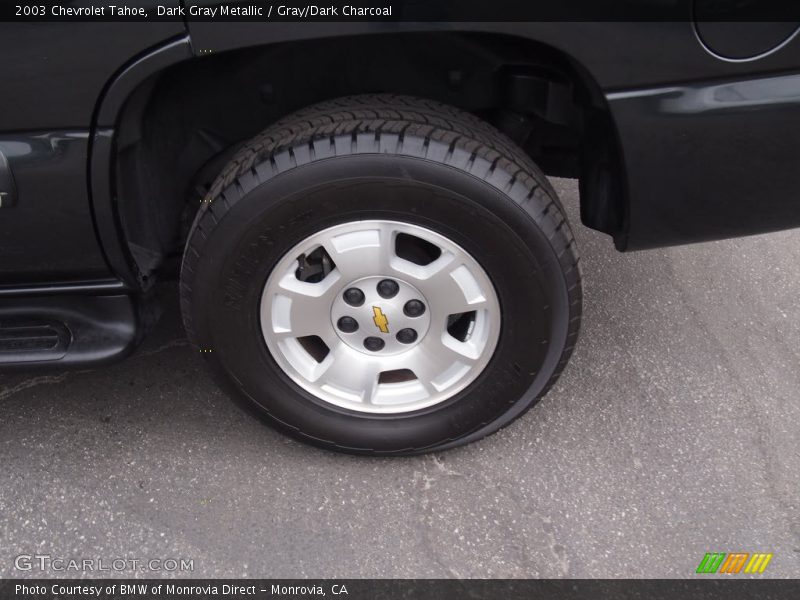 Dark Gray Metallic / Gray/Dark Charcoal 2003 Chevrolet Tahoe