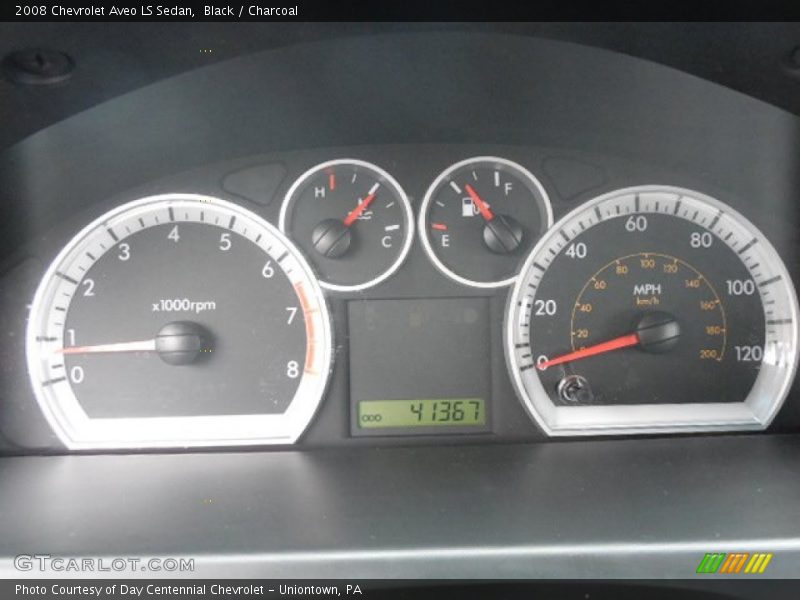 Black / Charcoal 2008 Chevrolet Aveo LS Sedan
