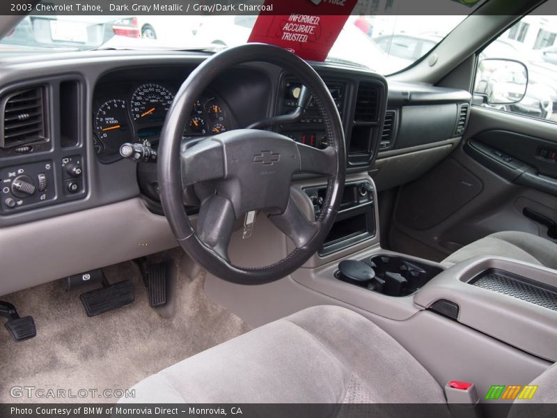 Dark Gray Metallic / Gray/Dark Charcoal 2003 Chevrolet Tahoe