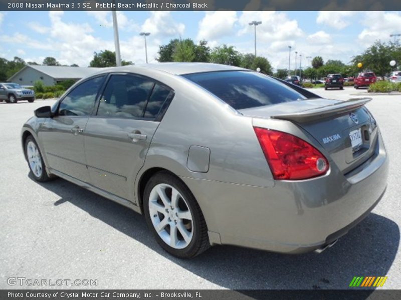 Pebble Beach Metallic / Charcoal Black 2008 Nissan Maxima 3.5 SE