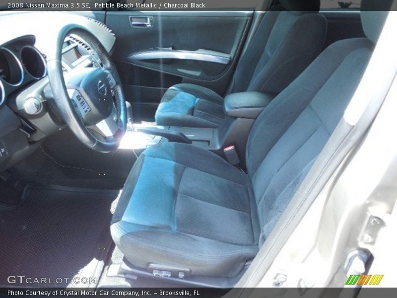 Pebble Beach Metallic / Charcoal Black 2008 Nissan Maxima 3.5 SE