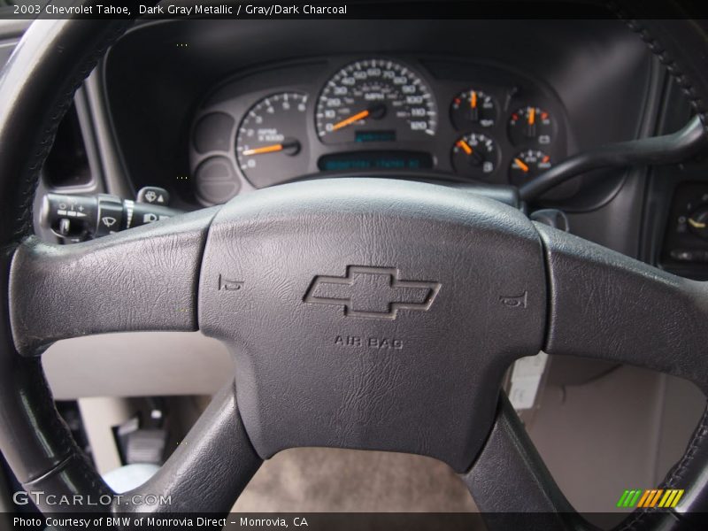 Dark Gray Metallic / Gray/Dark Charcoal 2003 Chevrolet Tahoe