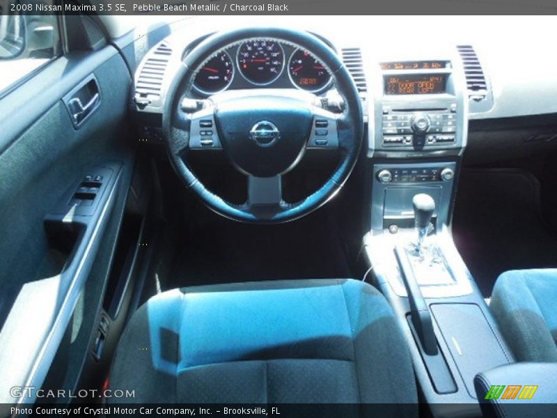 Pebble Beach Metallic / Charcoal Black 2008 Nissan Maxima 3.5 SE