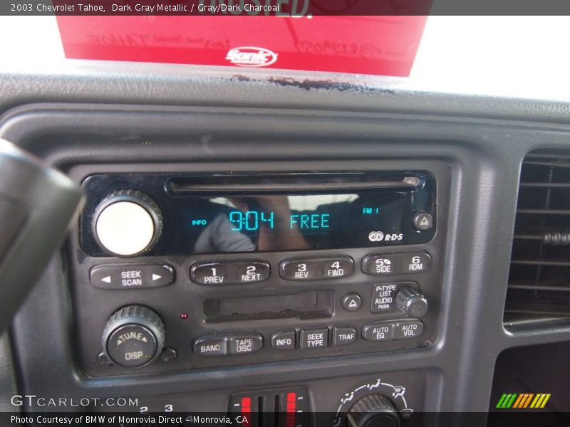 Dark Gray Metallic / Gray/Dark Charcoal 2003 Chevrolet Tahoe