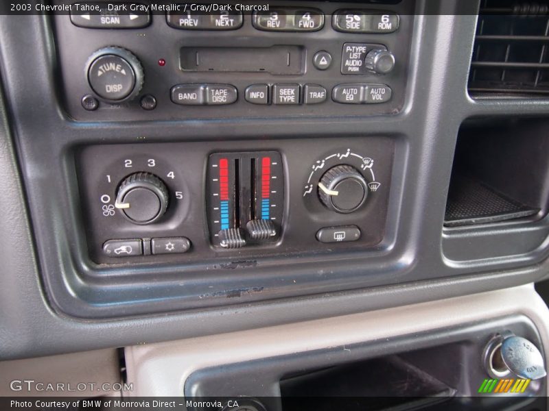 Dark Gray Metallic / Gray/Dark Charcoal 2003 Chevrolet Tahoe