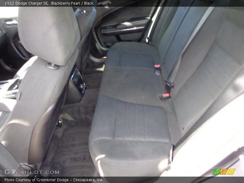 Blackberry Pearl / Black 2012 Dodge Charger SE