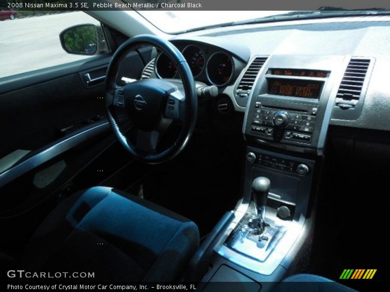 Pebble Beach Metallic / Charcoal Black 2008 Nissan Maxima 3.5 SE