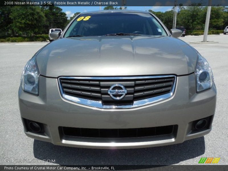 Pebble Beach Metallic / Charcoal Black 2008 Nissan Maxima 3.5 SE