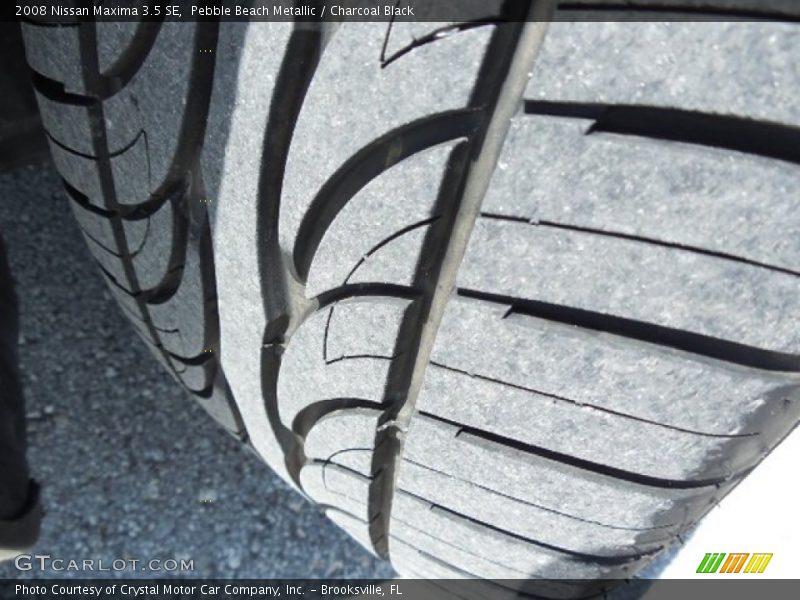Pebble Beach Metallic / Charcoal Black 2008 Nissan Maxima 3.5 SE